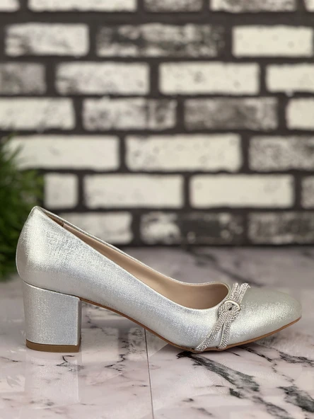 Ghattix B20 Stiletto Topuklu Zarif Şık Kadın Ayakkabı - 5
