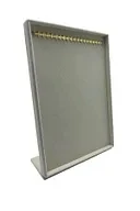 Süet Kumaş Krem Renk 34/24 Cm Ayaklı Tırnaklı Tesbih-kolye Takı Standi - Resim 4