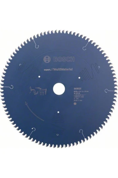 Bosch Expert For Multimaterial Daire Testere Bıçağı 305 x30 mm 96 D 2608642529 ürün görseli