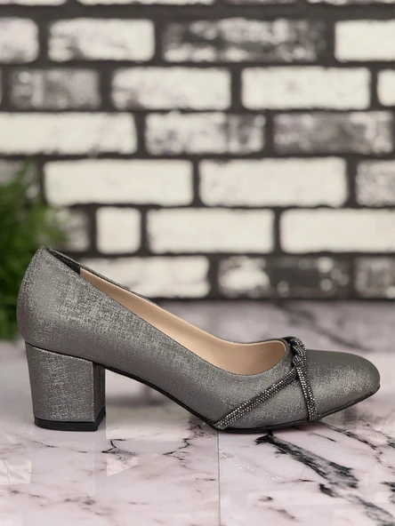 Ghattix B21 Stiletto Topuklu Zarif Şık Kadın Ayakkabı - 5