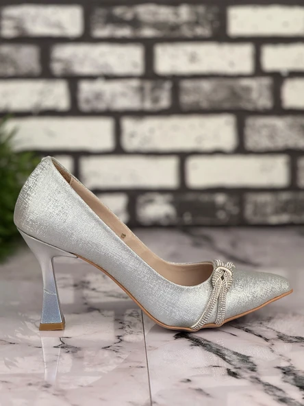 Ghattix B19 Stiletto Topuklu Zarif Şık Kadın Ayakkabı - 9