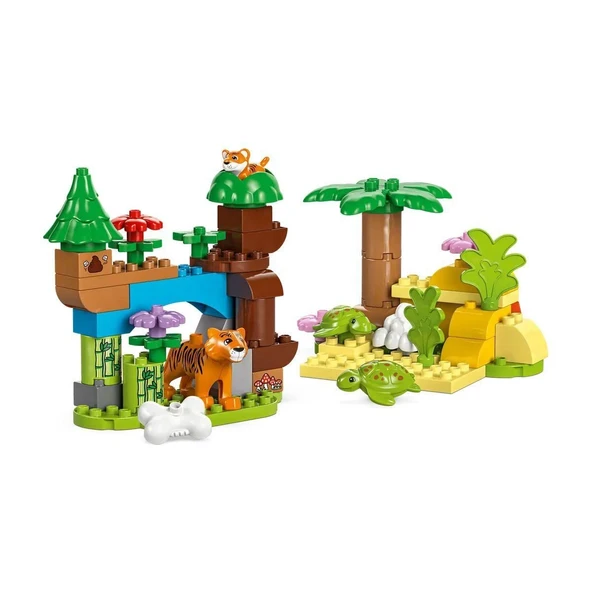 10446 Lego Duplo 3ü1 Arada Vahşi Hayvan Aileleri 92 parça +2aş - 4