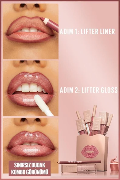 Maybelline New York Lifter Liner Pembe Tonlu Dudak Kalemi- 06 Line Leader - 5
