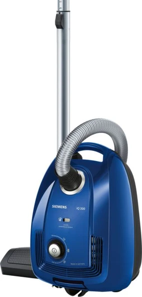 Siemens VSC3A330 iQ300 600 W Toz Torbalı Elektrikli Süpürge Mavi