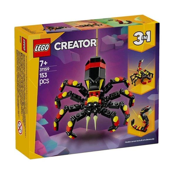 31159 Lego Creator 3in1 - Şaşırtıcı Örümcek 153 parça +7 yaş - 1