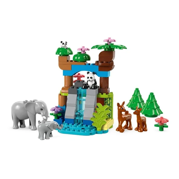 10446 Lego Duplo 3ü1 Arada Vahşi Hayvan Aileleri 92 parça +2aş - 3