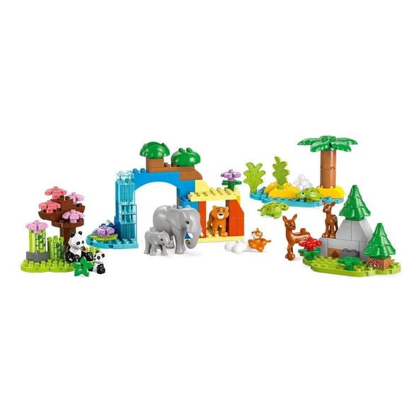 10446 Lego Duplo 3ü1 Arada Vahşi Hayvan Aileleri 92 parça +2aş - 5
