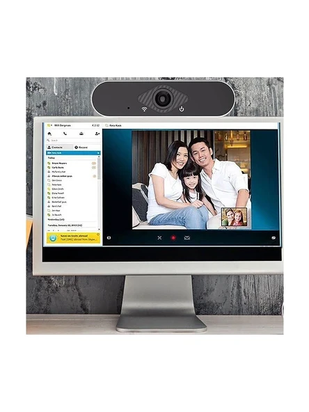 CoverZone Webcam 1080P USB Kablolu Tak Çalıştır Konferans Kamera Chat Görüntülü Sohbet Yayın Kamerası Hd Video Web Kamerası ZR808 - Resim 6