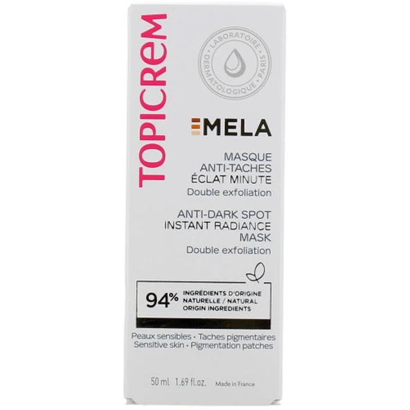 Topicrem Mela İnstant Radiance Anti Dark Spot 50 ml Yüz Maskesi