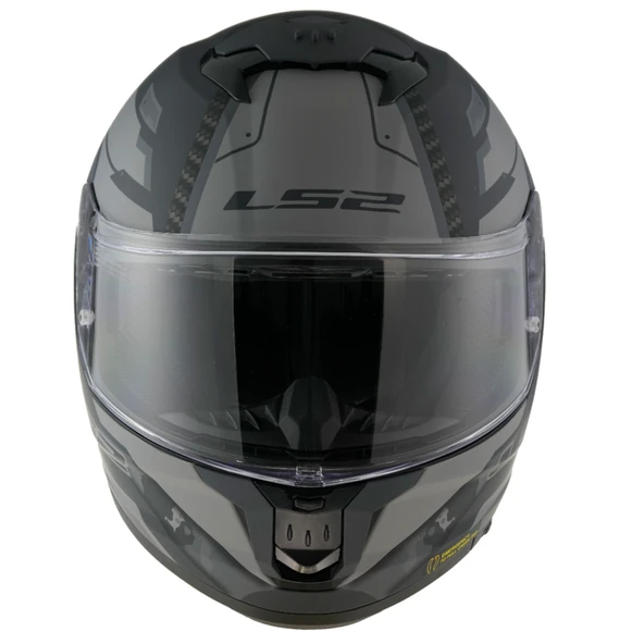 LS2 STREAM 2 SHADOW MAT TITANIUM-GRİ KASK M - Resim 2