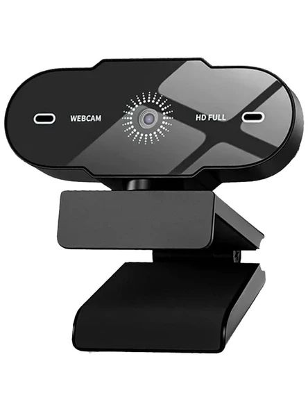 CoverZone Webcam 1080P USB Kablolu Tak Çalıştır Konferans Kamera Dahili Mikrofon Chat Görüntülü Sohbet Yayın Kamerası Hd Video Web Kamerası A6 Web Cam (A6) - Resim 5