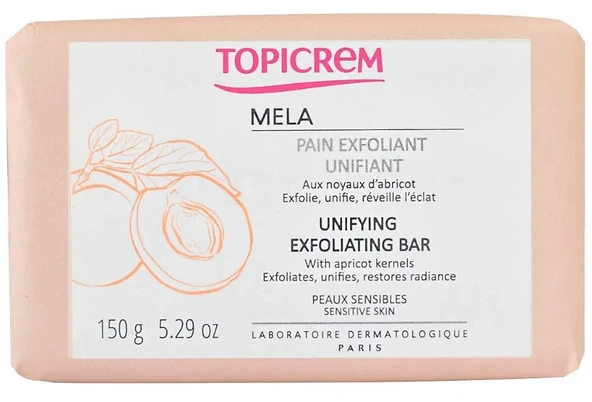Topicrem Mela Unifying Exfoliating Bar Kayısı Çekirdeği Sabun 150 gr