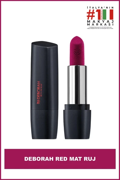 Deborah Milano Red No: 31 Berry Me Mat Ruj - 1