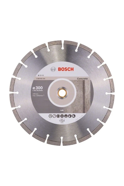 Bosch Standard For Concrete 300 Mm Elmas Kesme Diski - Resim 2