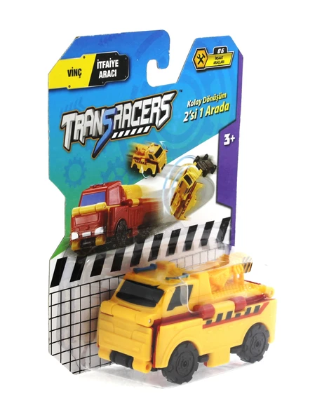 Transracers Dönüşen Araçlar Vinç / İtfaiye Aacı - 2
