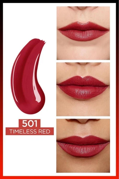 L'Oreal Paris L'oréal Paris Infaillible 2-step 24 Saat Kalıcı Likit Ruj & Balm - 501 Timeless Red - 4