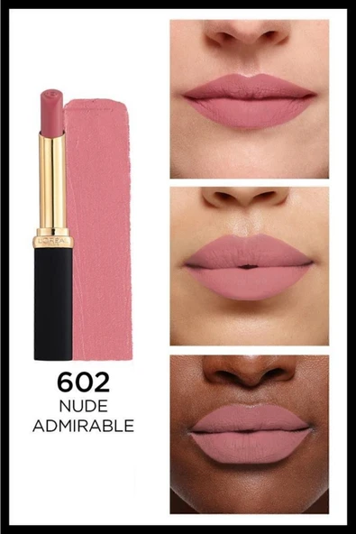 L'Oreal Paris Color Riche Intense Volume Matte Ruj - 602 Nude Admirable - 2