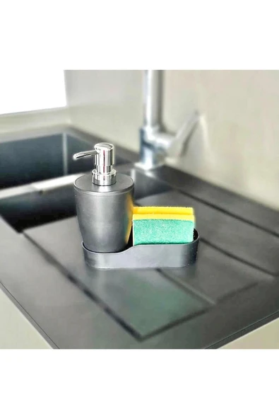 Prima Nova Pure Hazneli Sıvı Sabunluk Gri Ev M-E91-07