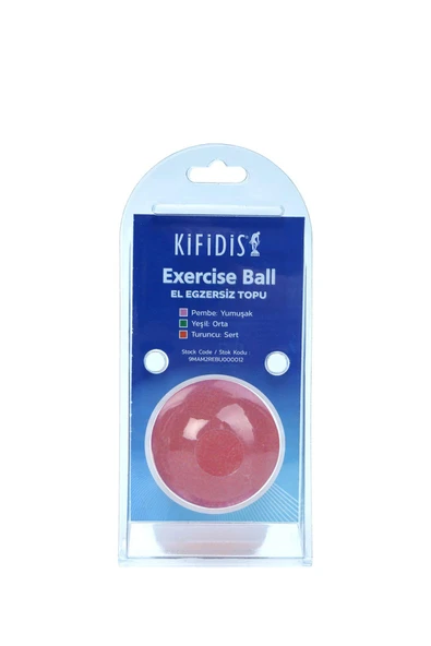 Kifidis El Egzersiz Topu Pembe - Yumuşak - 1