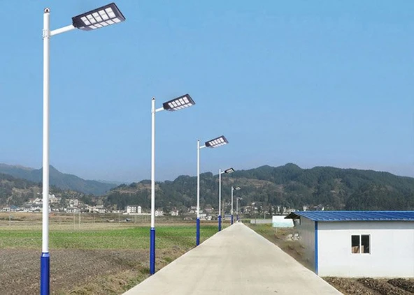 1200 Watt Çok Kaliteli, Kumandalı, Güneş Enerjili, Fotoselli, Sensörlü, 3 Modlu Solar Bahçe Armatürü - Resim 2