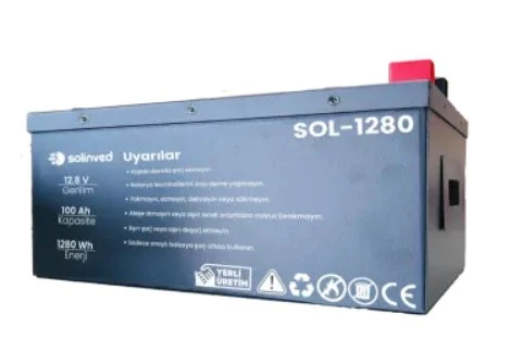 SOLİNVED 12.8 V 100Ah Lityum Akü