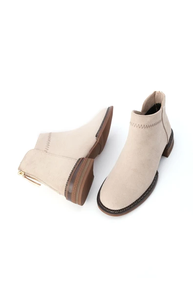 Marjin Kadın Günlük Bot Bootie Efren - Bej ürün görseli 1