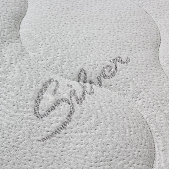 Homedius Silver Gümüş İplikli Kapitoneli Alez Beyaz 150x200 - 6