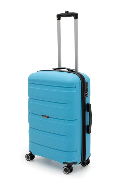 Artemis Polipropilen&Kırılmaz 2'li Valiz Seti Orta&Kabin - Mavi - 2