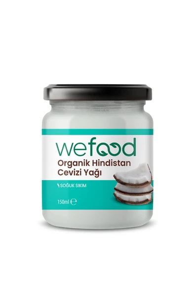 WEFOOD ORGANİK HİNDİSTAN CEVİZİ YAĞI 150 ML (SOĞUK SIKIM)