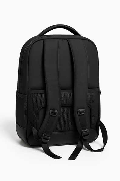 Laptop Sırt Çantası 15.6 inç - Deri Detay, Su Geçirmez, Hafif, Çok Gözlü 8683255013968 - 5