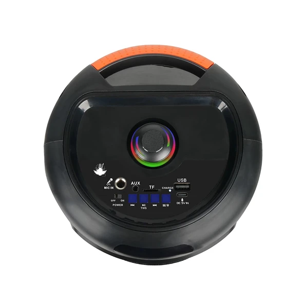 Zore GD-692 FM Radyolu Mikrofonlu RGB TWS 6.5 inç Stereo Bass Kablosuz Karaoke Hoparlör - 6