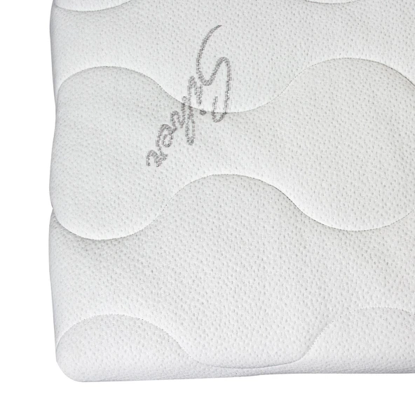 Homedius Silver Gümüş İplikli Kapitoneli Alez Beyaz 150x200 - 3