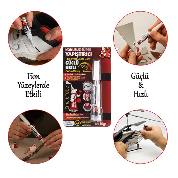Kokusuz Süper Yapıştırıcı Çok Amaçlı Hızlı Kuruyan Şeffaf Renk Çabuk Donar Japon Yapıştırıcı 1 Adet - Resim 3