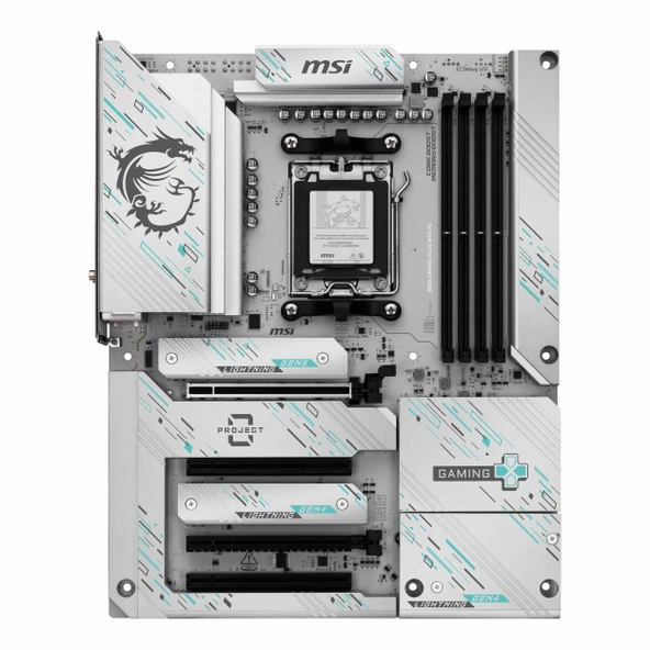 MSI B850 Gaming Plus PZ WiFi DDR5 (8200MHz)OC M.2 DP/USB-C PCIe 5.0 AM5 ATX Anakart - Resim 2