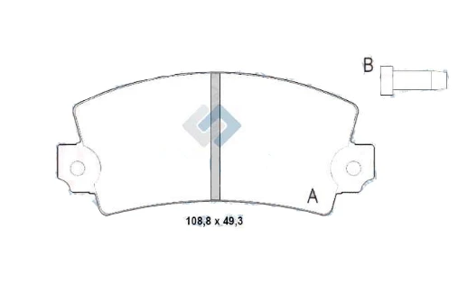 SWAPP 44003 Fren Balatası Ön WVA 20139 R12- Solenza Benzinli - Resim 2