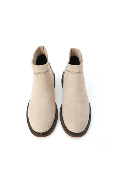 Marjin Kadın Günlük Bot Bootie Efren - Bej - Resim 3