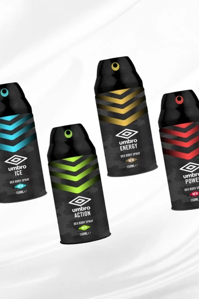 Umbro Erkek Deodorant Sprey 150ml Action - Resim 4