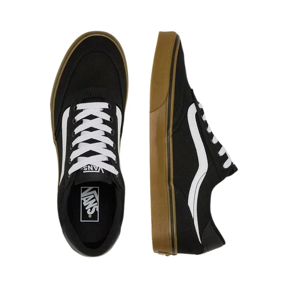 Vans Brooklyn Ls Erkek Siyah Günlük Ayakkabı VN000D7QB9M1 - 5