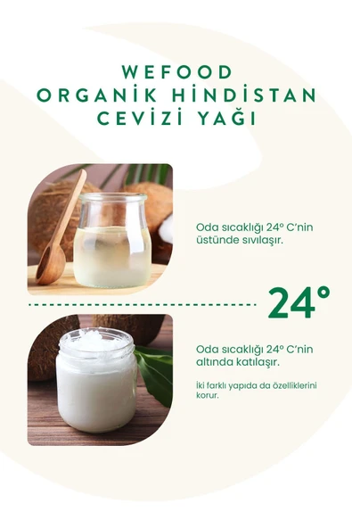 WEFOOD ORGANİK HİNDİSTAN CEVİZİ YAĞI 150 ML (SOĞUK SIKIM) - 5