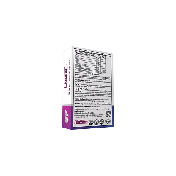 Ligone Sitikolin Fosfatidilserin 30 Bitkisel Kapsül - Resim 2