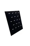 Süet Kumaş Siyah Renk 20/16 Cm Ayaklı Kolye Sergileme Standı