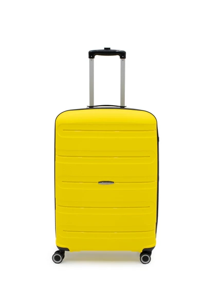 Artemis Polipropilen&Kırılmaz 2'li Valiz Seti Orta&Kabin - Sarı - Resim 3