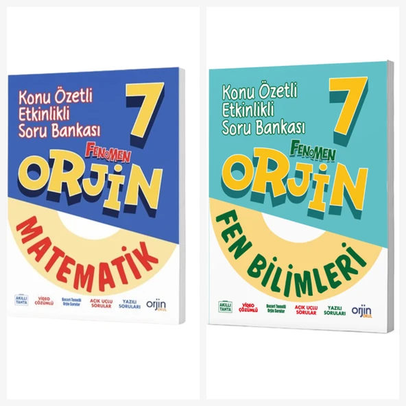 Orjin 7. Sınıf Matematik & Fen Soru Bankası ürün görseli