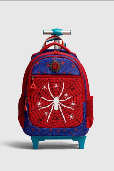 2217-My Polo Anatomik Sırt Yapılı Unisex Işıklı Tekerlekli İlkokul Çantası - Resim 7