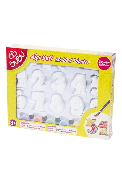 Bu-Bu Sayılar Alçı Seti 14 Parça Kod:Bubu00070