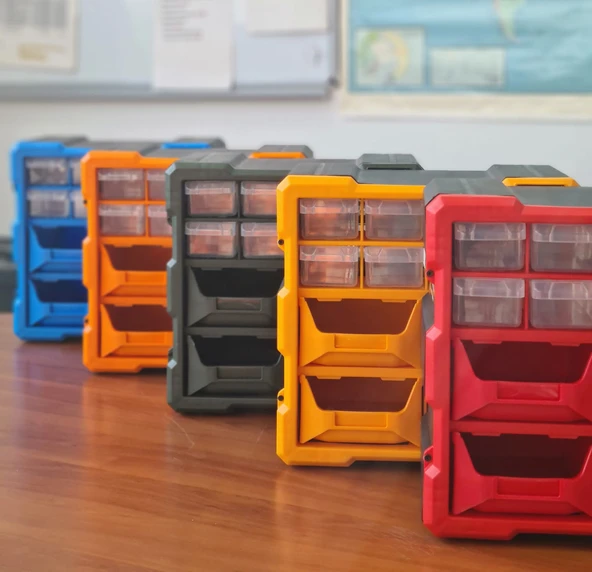 Süper Bag ASR-6009 12'li Monoblok Avandanlık Ve Çekmece Seti Prof Bag - Resim 4