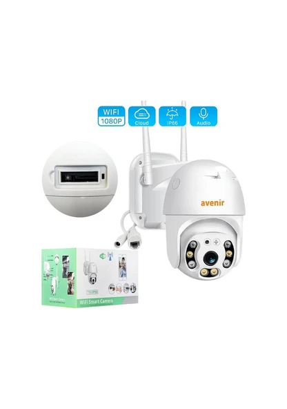 Avenir Av-m20 Smart Güvenlik Kamerası 2mp Onvif Wi-fi Ptz Renkli - 2