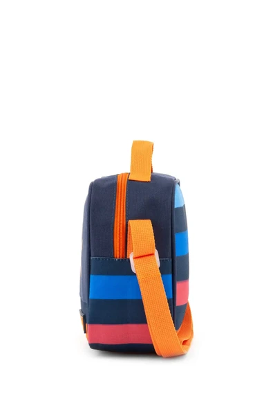 United Colors Of Benetton Beslenme Çantası Çizgi Detaylı Lacivert / - Resim 3