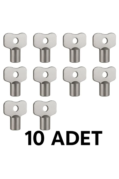 DESIPHON Radyatör Purjör Anahtarı – Petek Havlupan Hava Alma ve Purjör Açma Kapama Anahtarı (10 Adet)