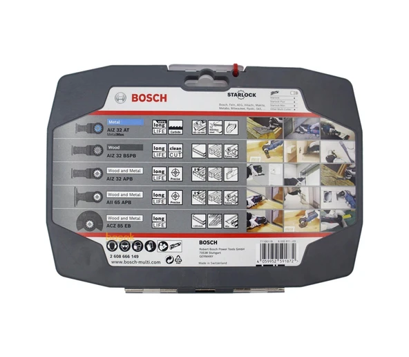 Bosch Expert Starlock Testere Ahşap & Metal Seti 5'li 2608666149 - Resim 3
